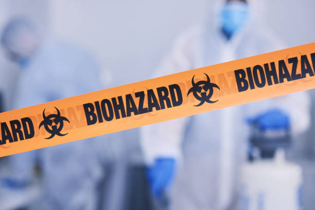 Professional Drug Lab Cleanup technician working in Lewisville, TX